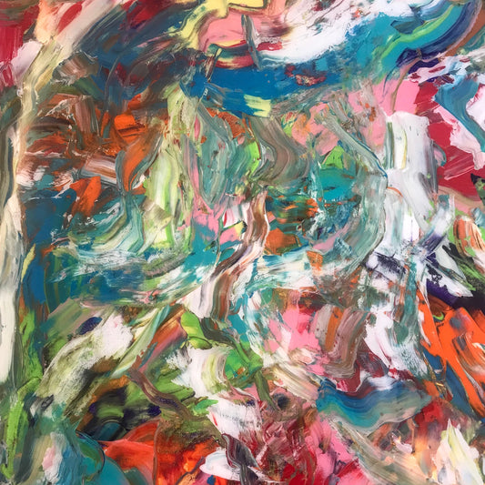 Pale Rollercoaster 18x24